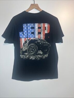 Jeep USA Rocks graphic t-shirt